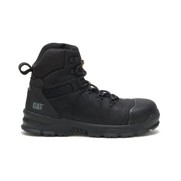 Caterpillar Accomplice X Waterproof Steel Toe Férfi Munkavédelmi Bakancs Fekete | CAT092-HU