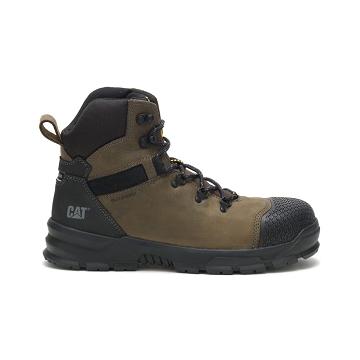 Caterpillar Accomplice X Waterproof Steel Toe Férfi Munkabakancs Olivazöld | CAT273-HU