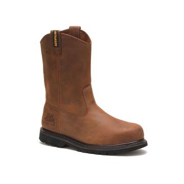 Caterpillar Edgework Steel Toe Férfi Munkabakancs Barna | CAT189-HU