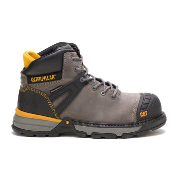 Caterpillar Excavator Superlite Waterproof Carbon Composite Toe Férfi Vízálló Bakancs Szürke | CAT15