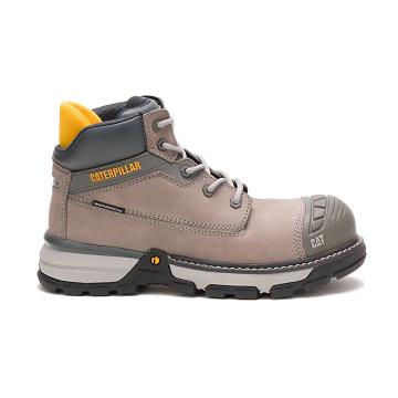 Caterpillar Excavator Superlite Waterproof Carbon Composite Toe Női Munkavédelmi Bakancs Bézs | CAT4