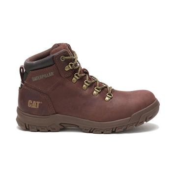 Caterpillar Mae Steel Toe Waterproof Női Munkavédelmi Bakancs Kávé | CAT422-HU