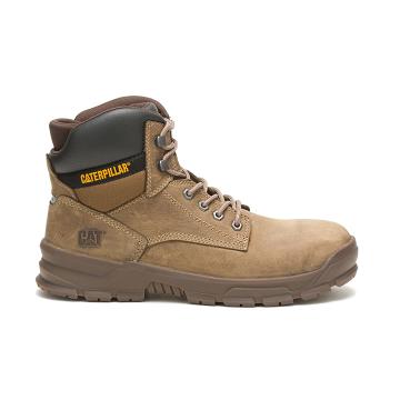 Caterpillar Mobilize Alloy Toe Férfi Munkavédelmi Bakancs Barna | CAT082-HU