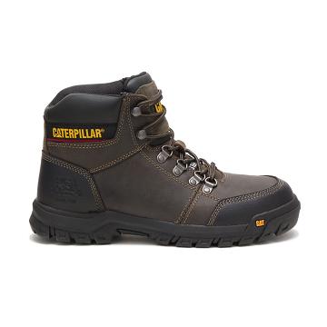 Caterpillar Outline Steel Toe Férfi Munkavédelmi Bakancs Szürke | CAT051-HU