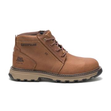 Caterpillar Parker Steel Toe Férfi Munkabakancs Barna | CAT215-HU