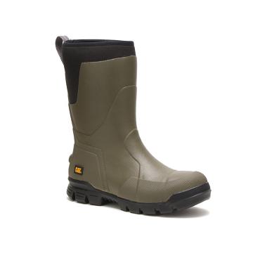 Caterpillar Stormers 11" Steel Toe Női Munkabakancs Olivazöld | CAT437-HU