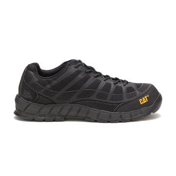 Caterpillar Streamline Composite Toe Férfi Gyalogló Cipő Fekete | CAT355-HU